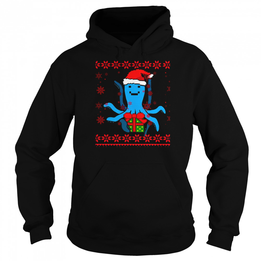 Octopus Ugly Christmas shirt Unisex Hoodie