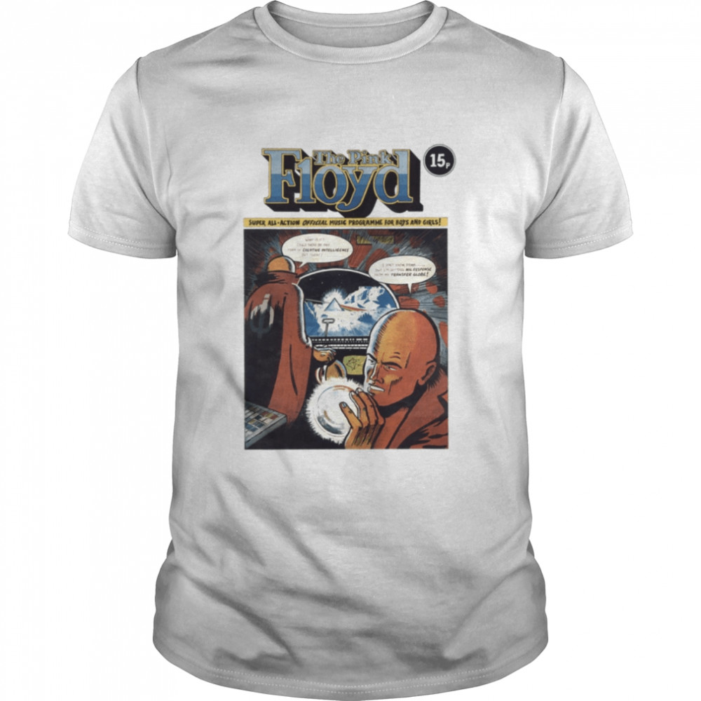 Pink Floyd Comic Artwork Rock Band Comic Style shirt Classic Men's T-shirt
