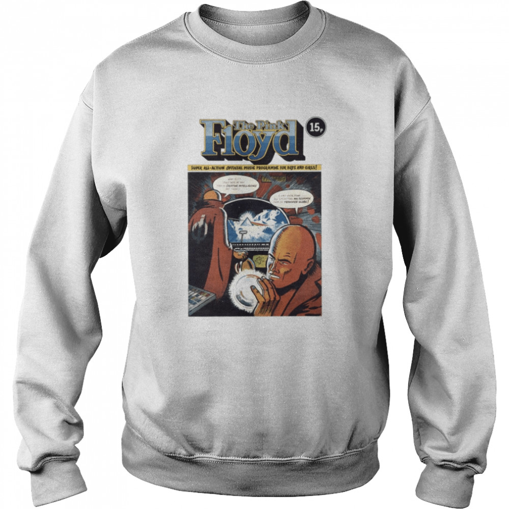 Pink Floyd Comic Artwork Rock Band Comic Style shirt Unisex Sweatshirt