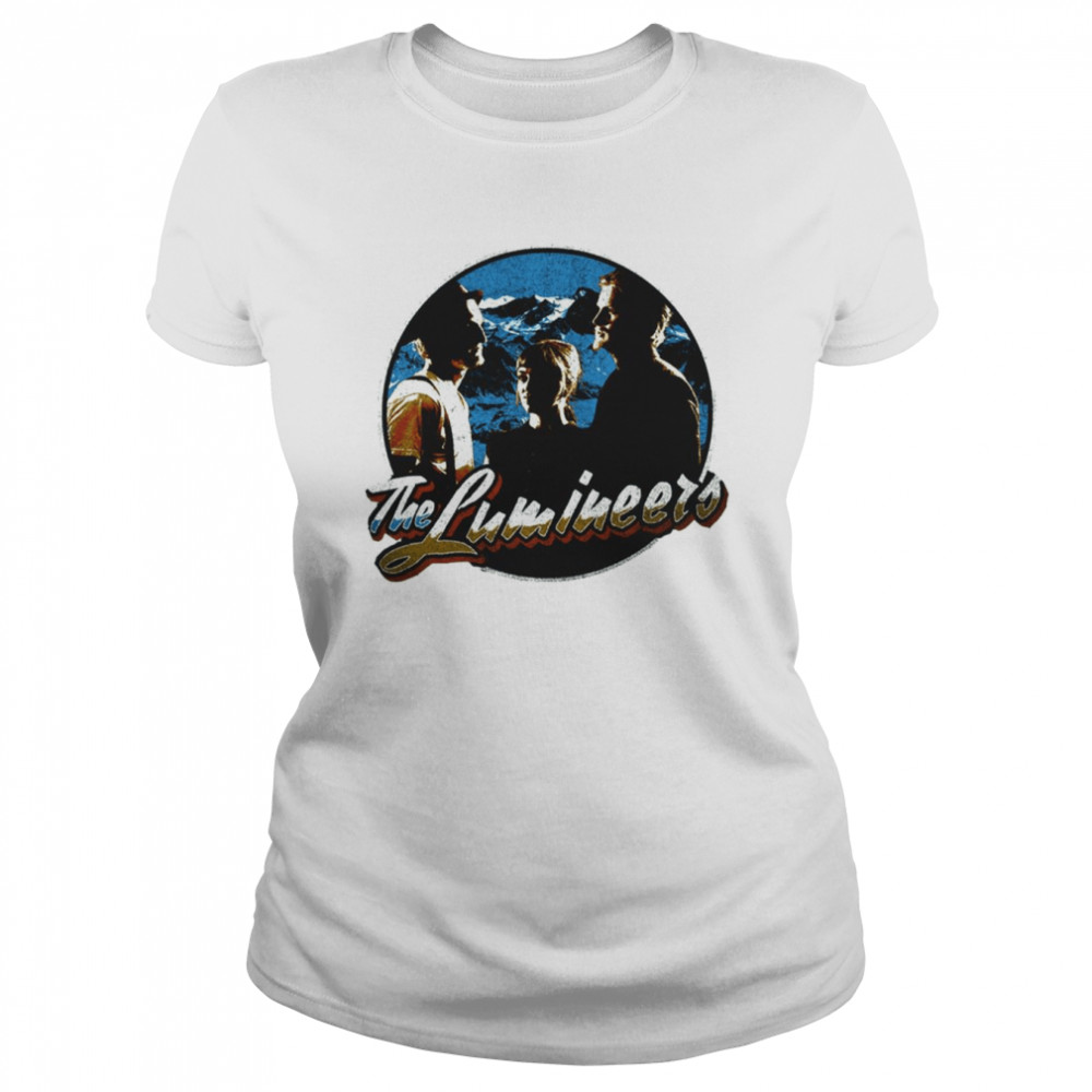 Retro Design Music Band The Lumineers shirt Classic Women's T-shirt