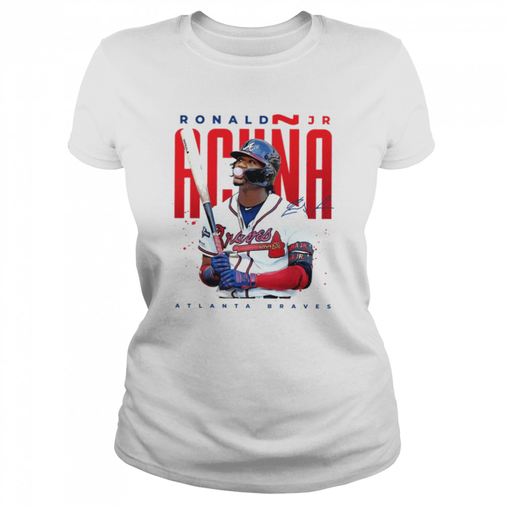 Ronald Acua Jr Pf1 The Legend Of Atlanta Braves Baseball shirt Classic Women's T-shirt