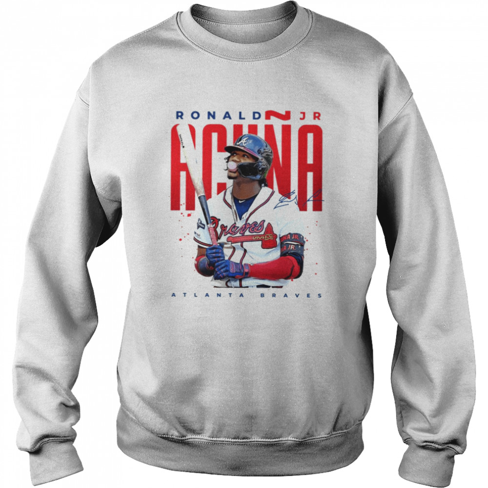 Ronald Acua Jr Pf1 The Legend Of Atlanta Braves Baseball shirt Unisex Sweatshirt