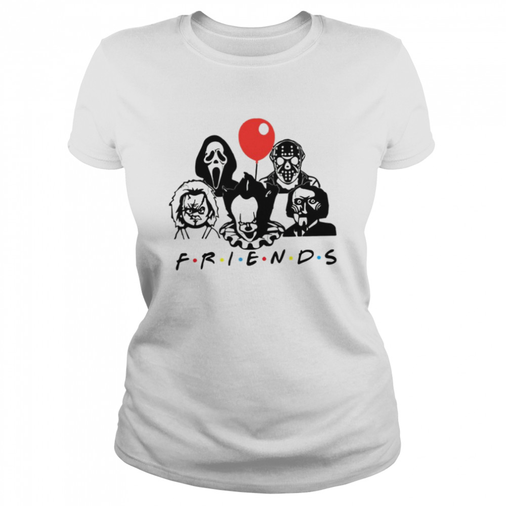 Scary Squad United Halloween Horror Friends shirt Classic Women's T-shirt