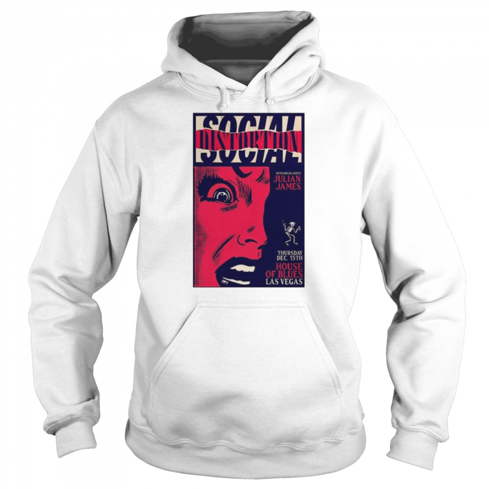 Social distortion december 15-2022 house of blues las vegas shirt Unisex Hoodie