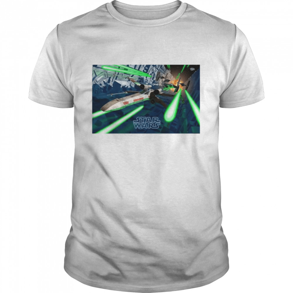 Star Wars Trench Run By Jason Raish 2022 Poster  Classic Men's T-shirt