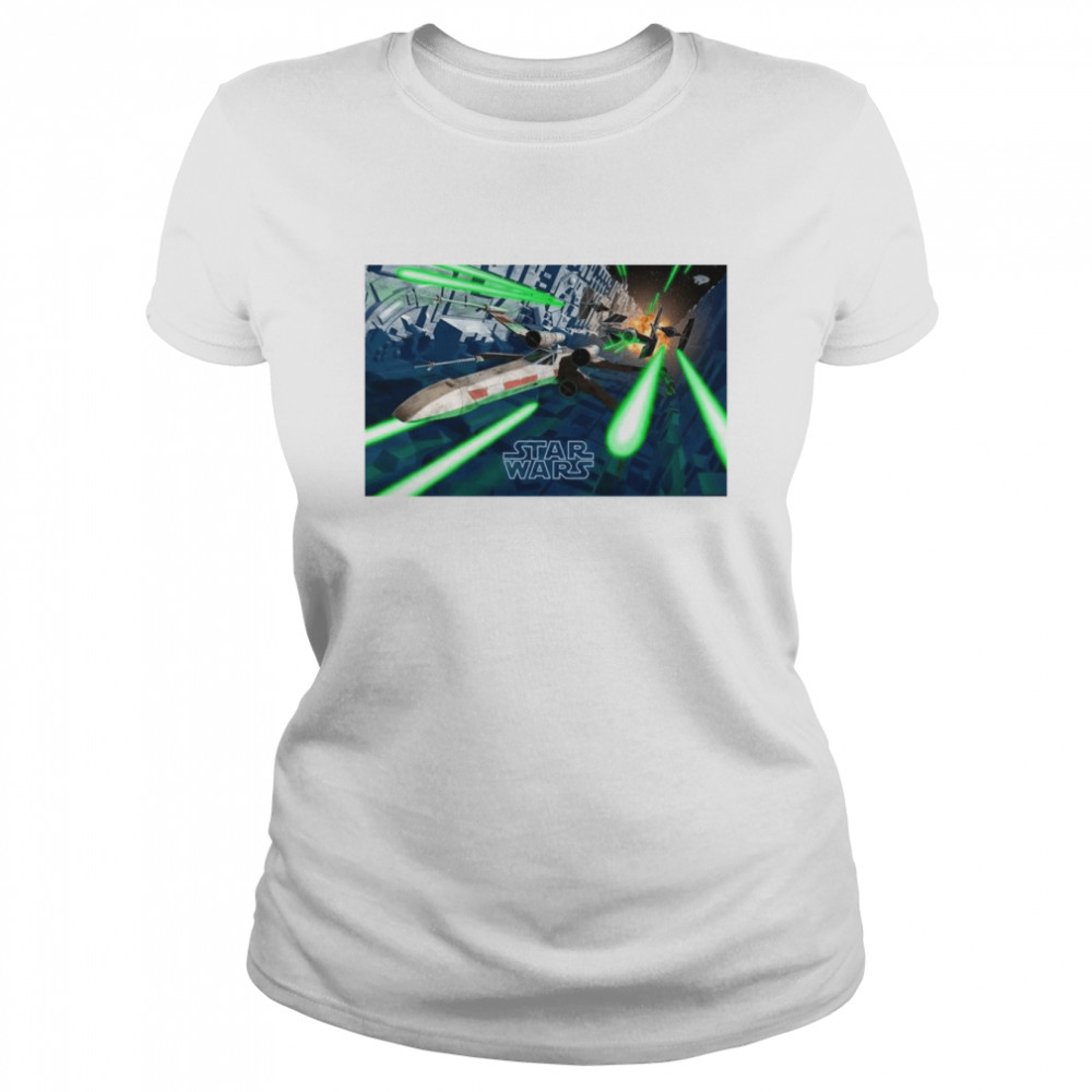 Star Wars Trench Run By Jason Raish 2022 Poster  Classic Women's T-shirt