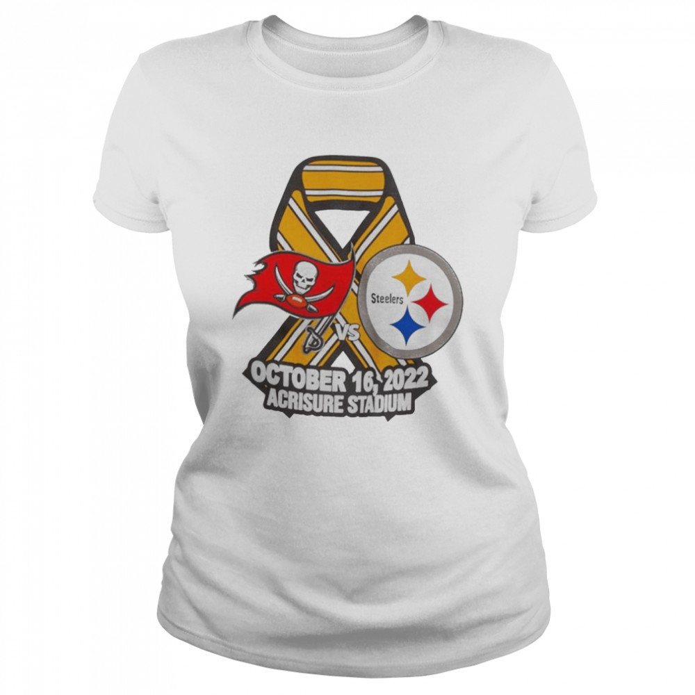 Tampa Bay Buccaneers vs Pittsburgh Steelers October 16 2022 Acrisure Stadium shirt Classic Women's T-shirt