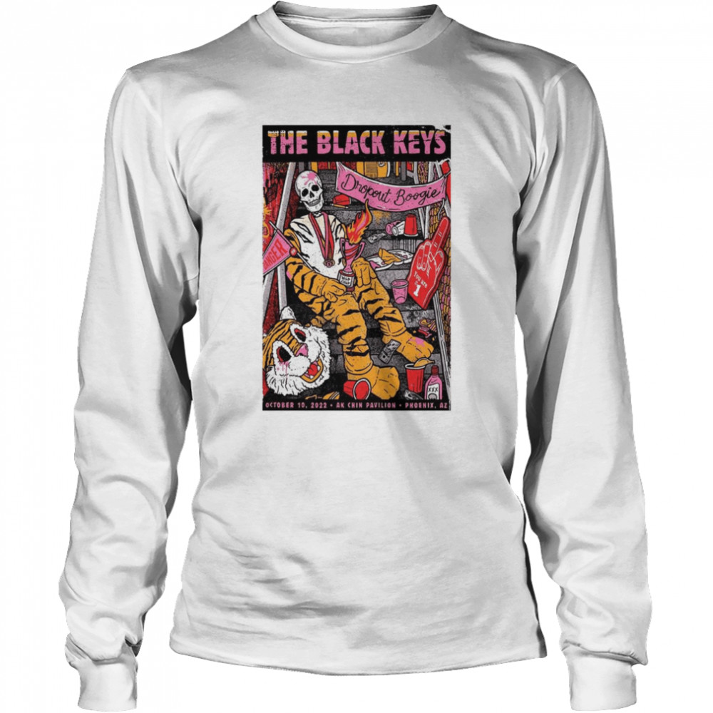 The Black Keys Phoenix Ak-Chin Pavilion, 10 Oct 2022 Poster  Long Sleeved T-shirt