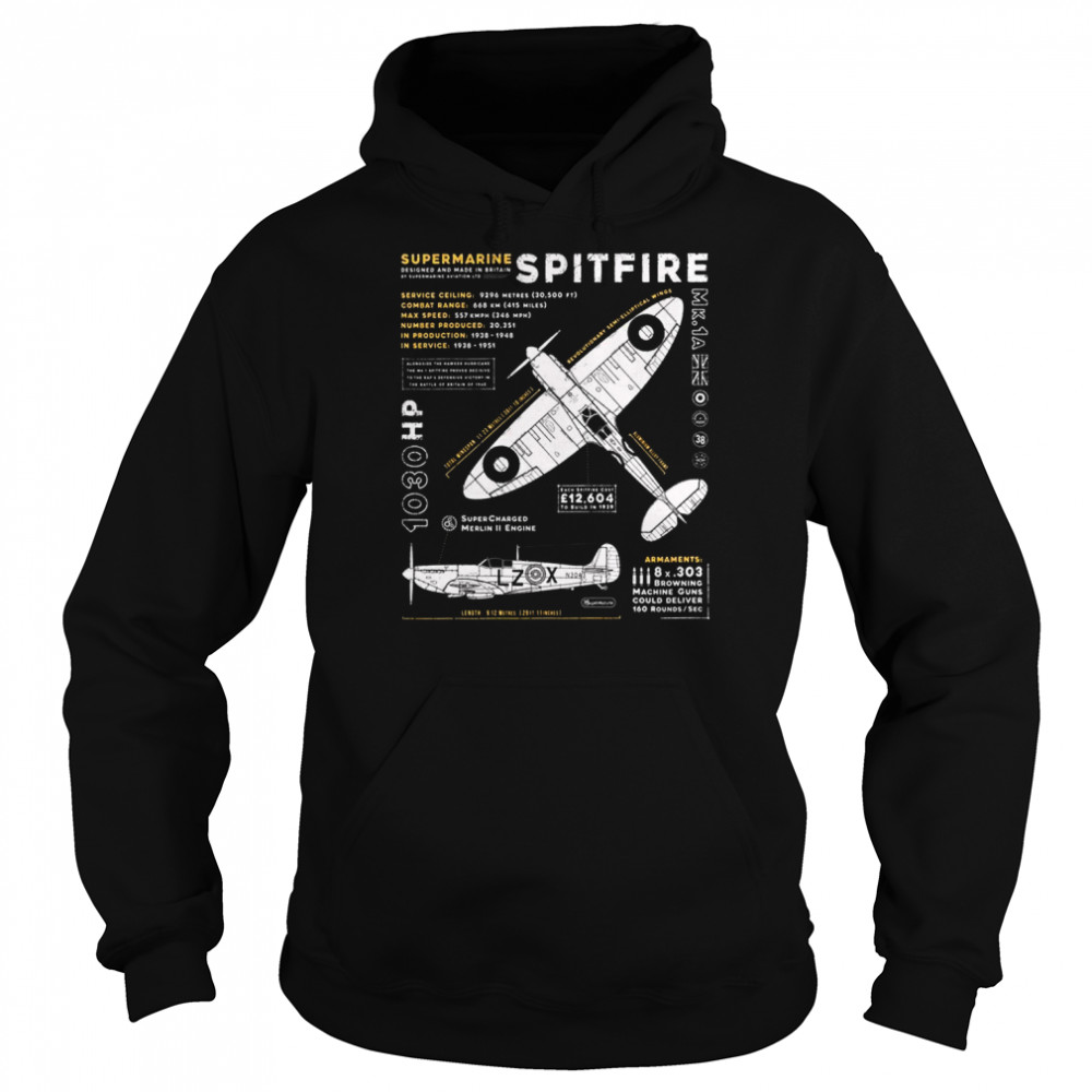 Trending Supermarine Spitfire shirt Unisex Hoodie