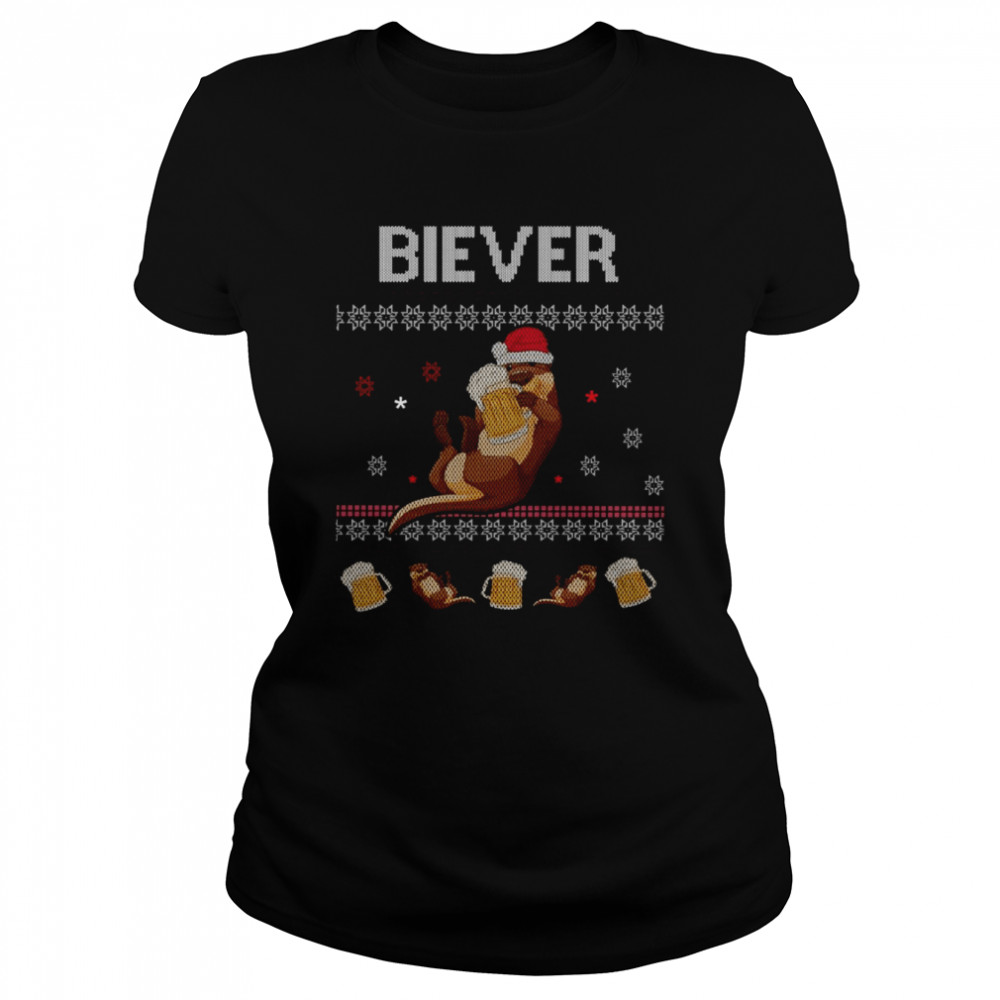 Ugly Biever Bieber Christmas shirt Classic Women's T-shirt