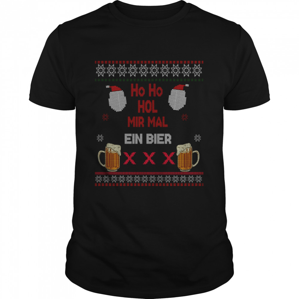 Ugly Get Me a Beer Christmas shirt