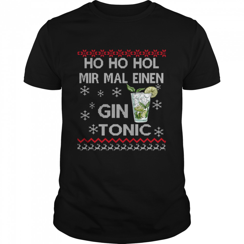Ugly Gin Tonic Christmas shirt