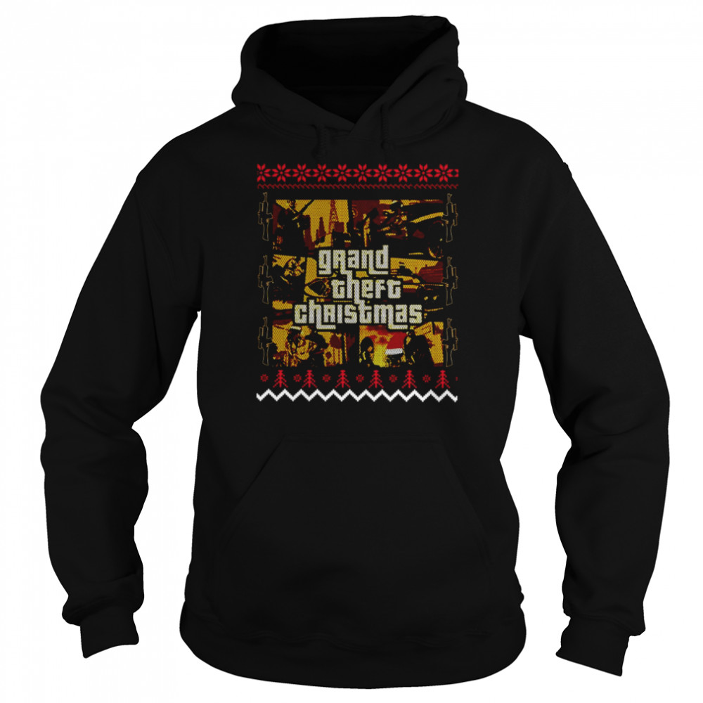 Ugly Grand Theft Christmas shirt Unisex Hoodie