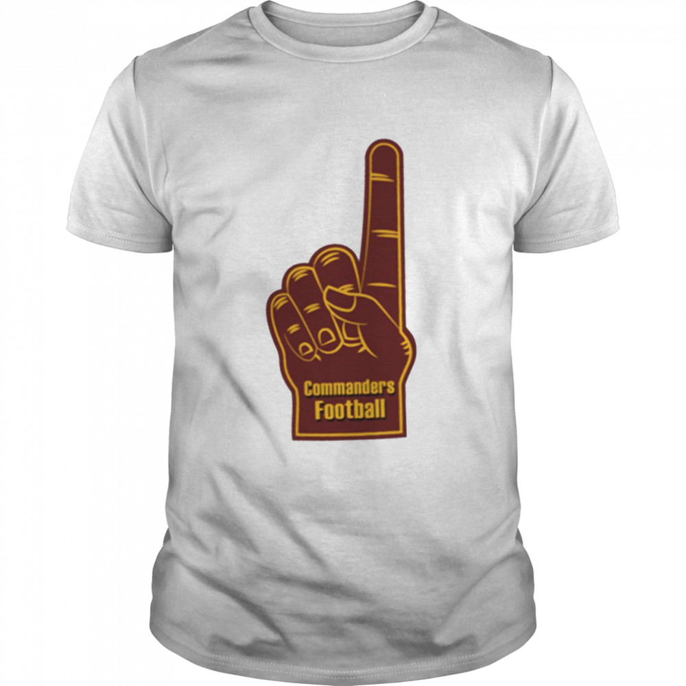 Winning Symbol Washington Commanders Football Foam Finger shirt Classic Men's T-shirt