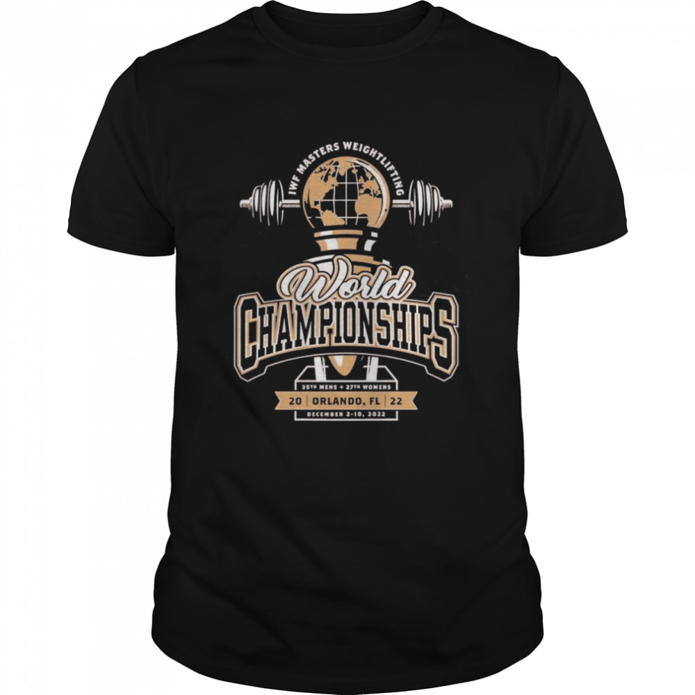 2022 Iwf Masters Weightlifting World Championships Orlando Fl Classic Men's T-shirt