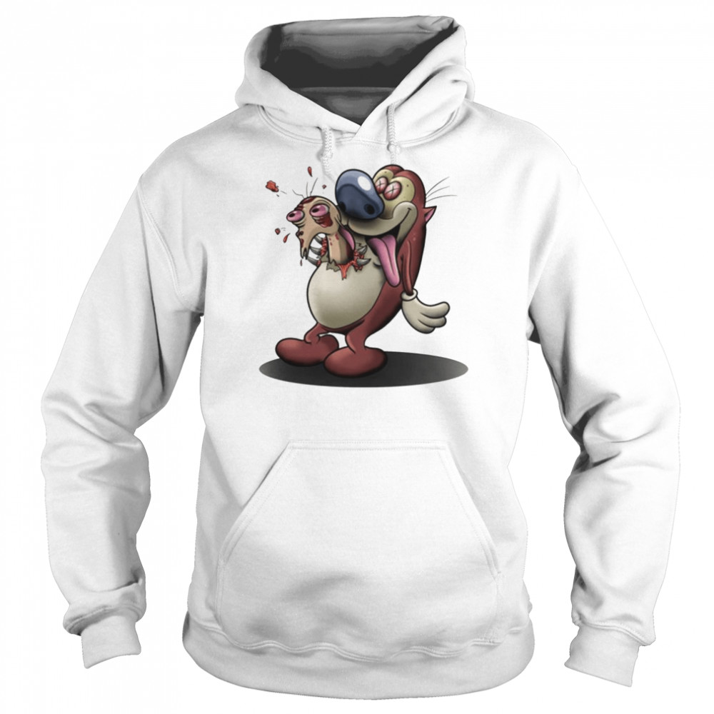 Ali Ren And Stimpy Chestburster shirt Unisex Hoodie