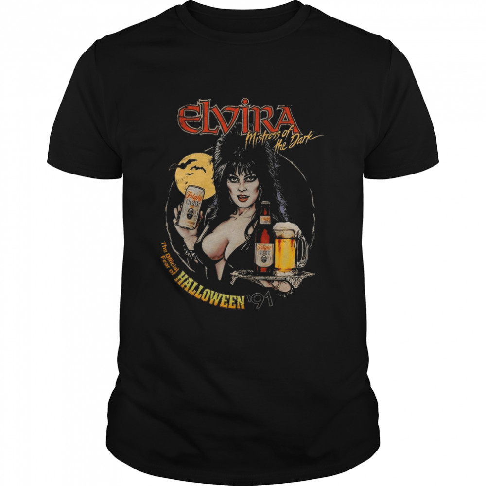 Elvira Mistress Of The Dark Fright Light Scary Movie shirt