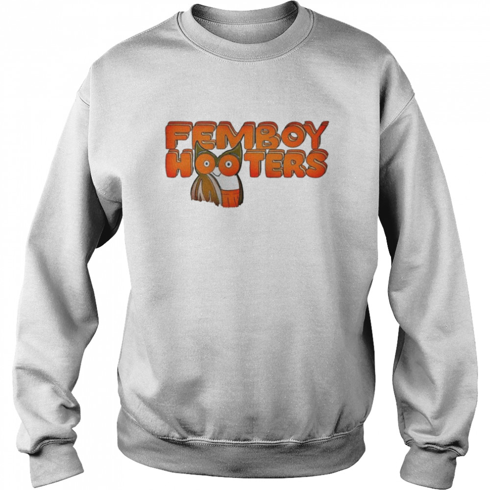 Femboy Hooters Owl Boobs Bird Logo America Usa shirt Unisex Sweatshirt