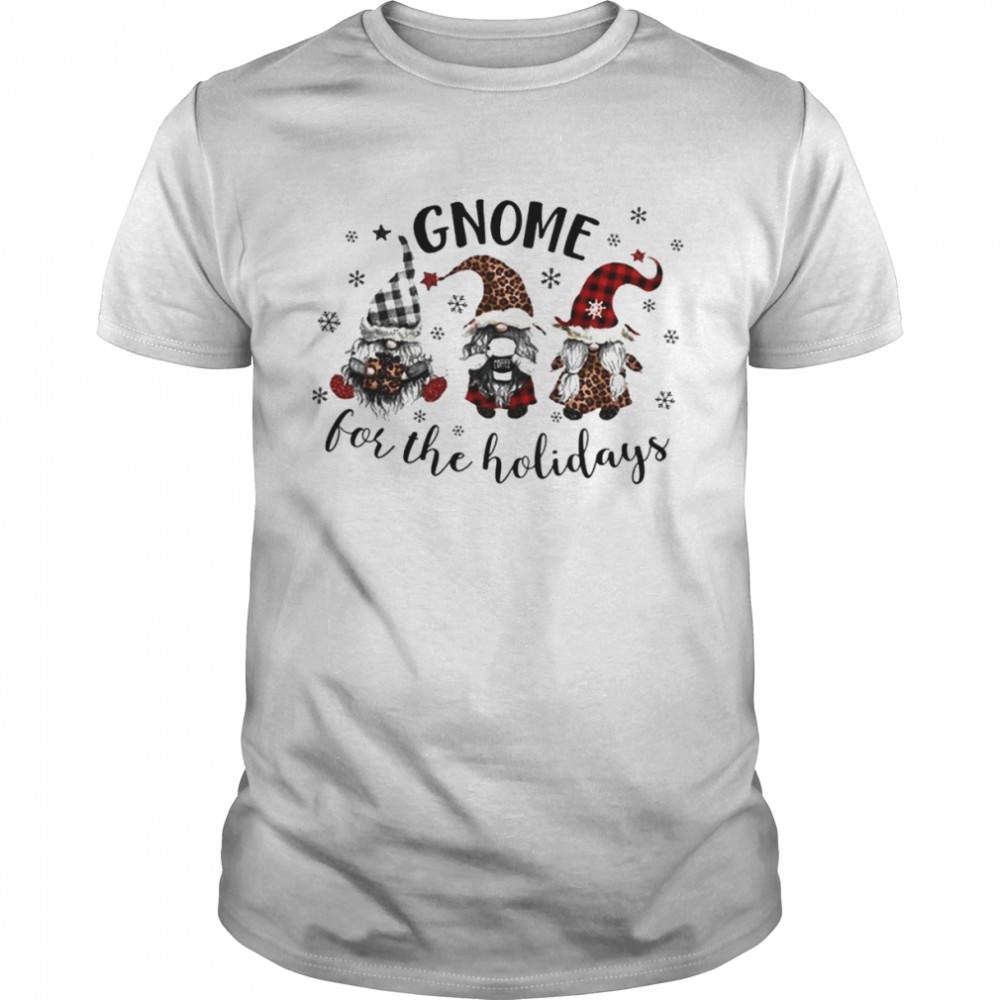 Gnome For The Holidays Merry Christmas  Classic Men's T-shirt