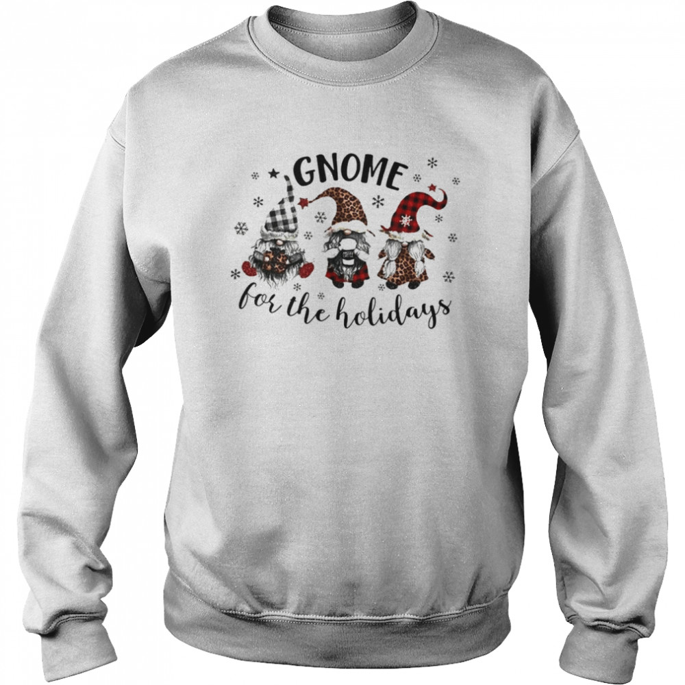 Gnome For The Holidays Merry Christmas  Unisex Sweatshirt