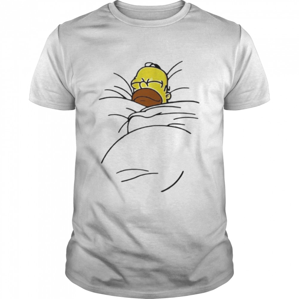 Homer Simpson Sleeping Lazy The Simpson Coon shirt