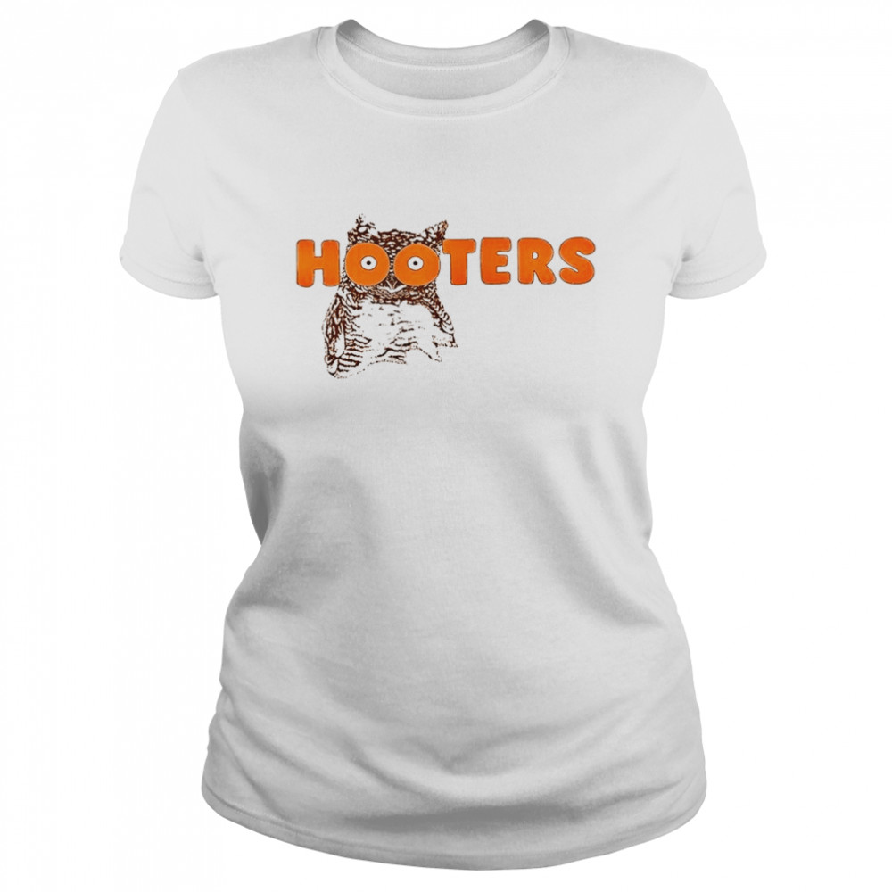 Hooters Owl Boobs American Sexy Waitress shirt Classic Women's T-shirt