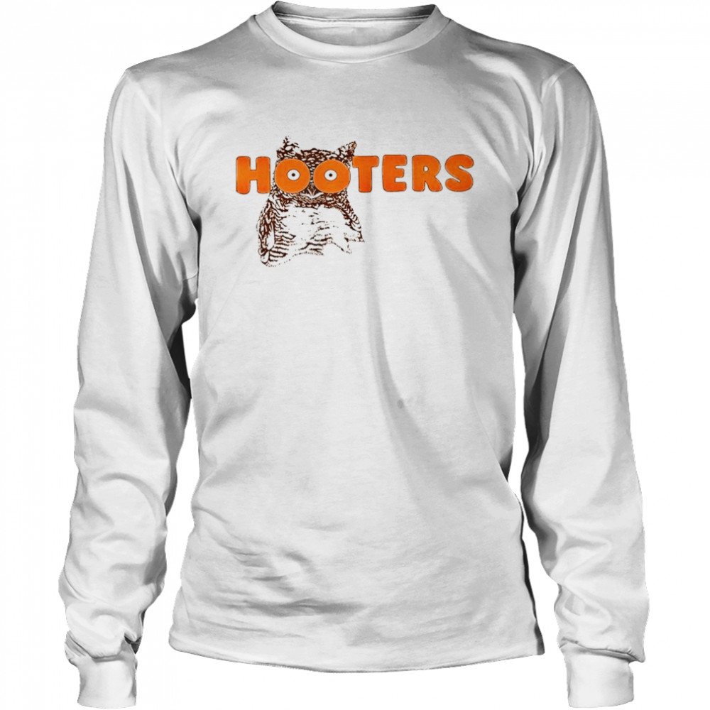 Hooters Owl Boobs American Sexy Waitress shirt Long Sleeved T-shirt