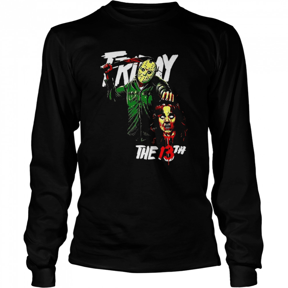 Jason Killer Scary Movie Friday The 13th shirt Long Sleeved T-shirt