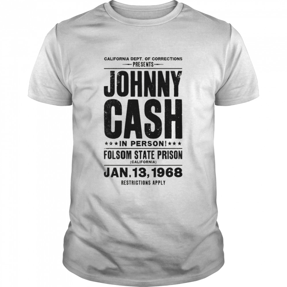 Johnny Cash State Prison shirt Classic Men's T-shirt
