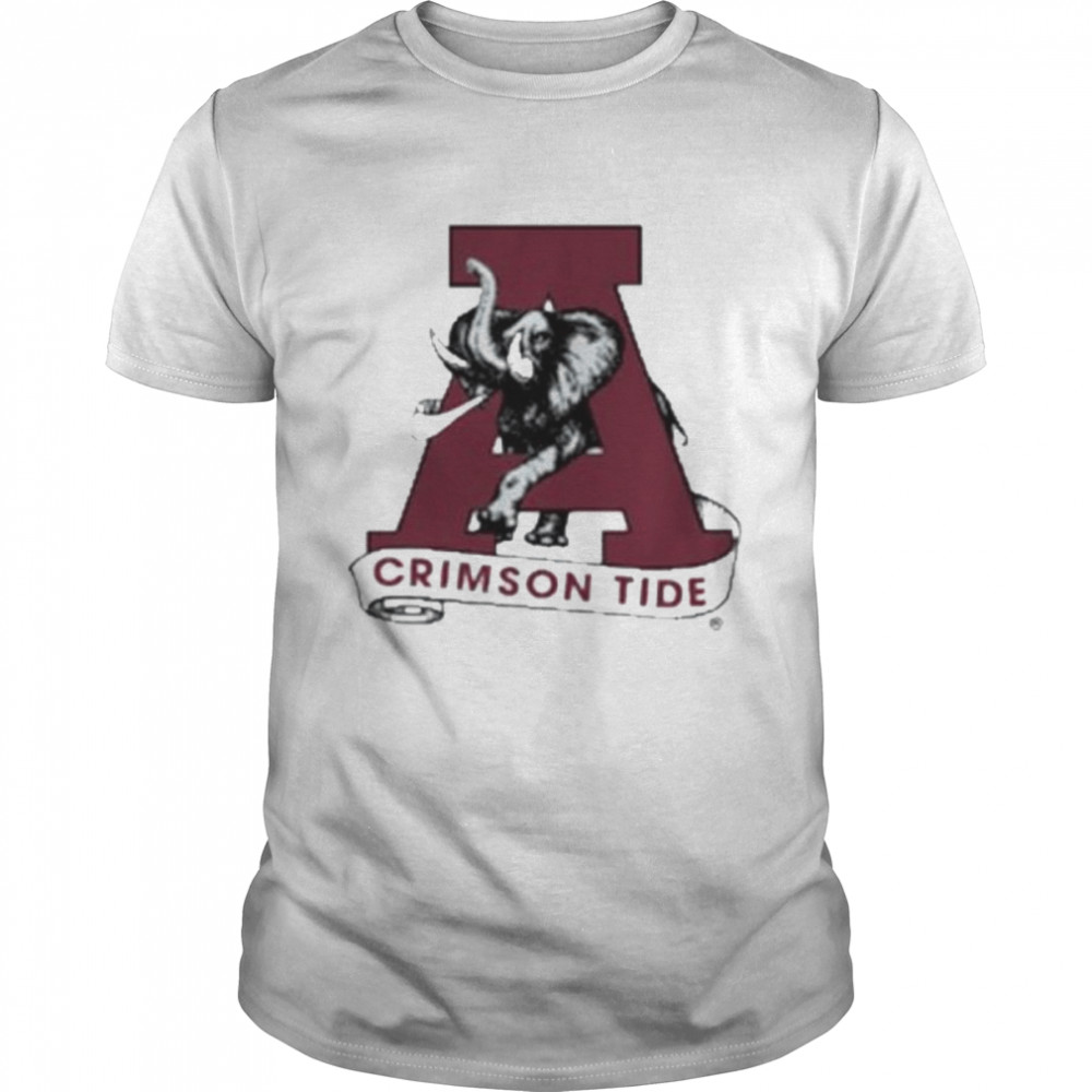 NCAA 2022 crimson alabama crimson tide team vault logo shirt