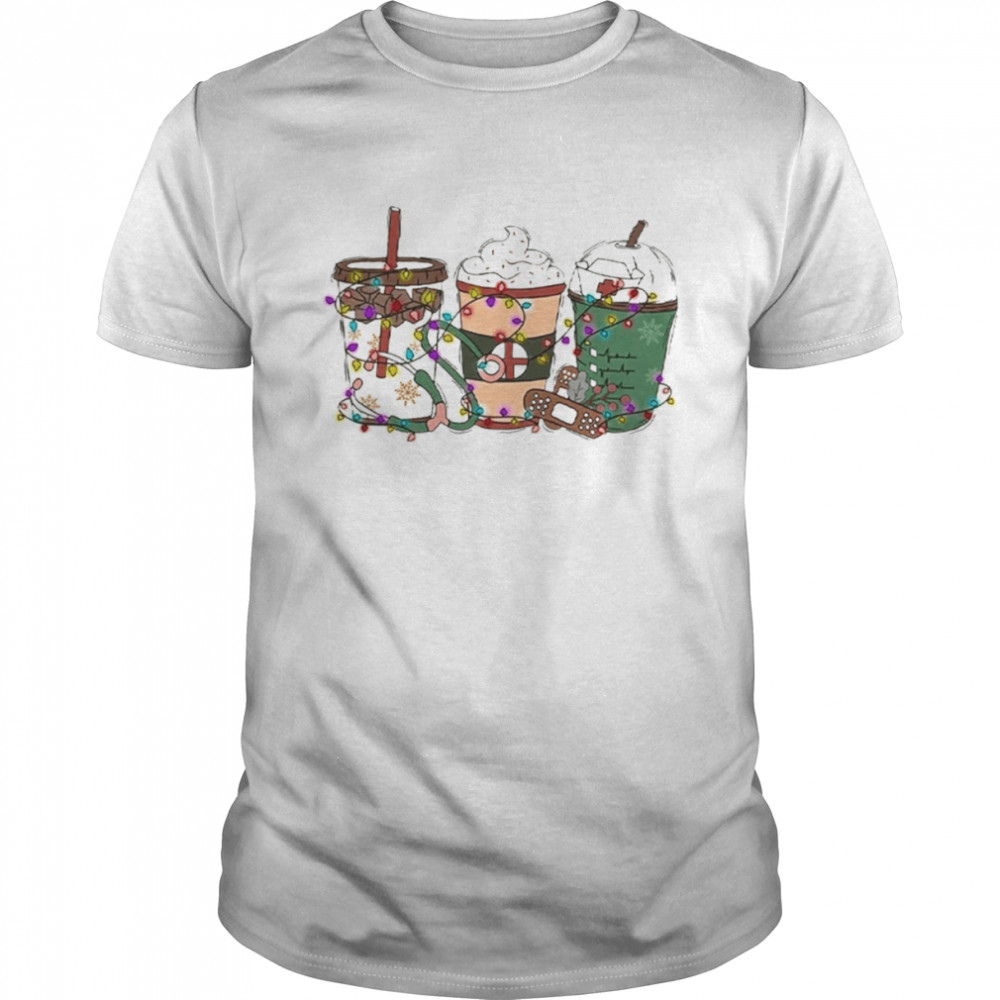 Nurse Christmas Coffee  Classic Men's T-shirt
