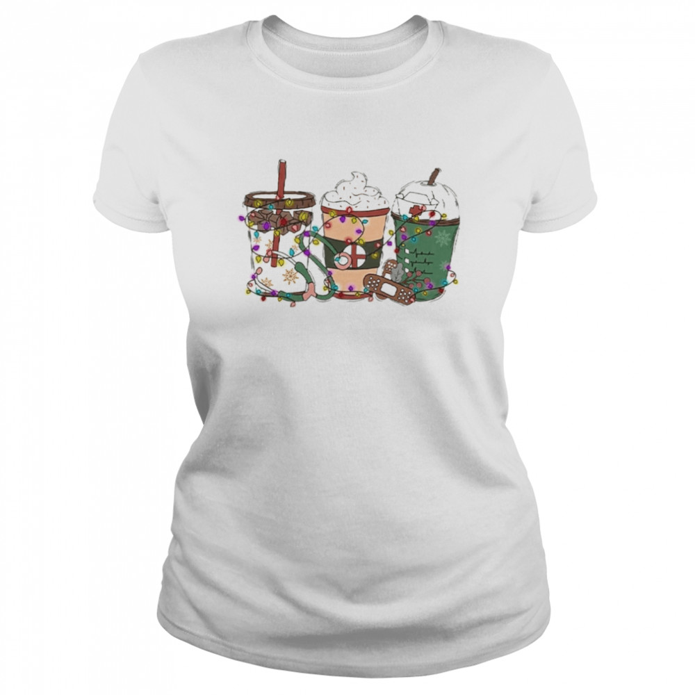 Nurse Christmas Coffee  Classic Women's T-shirt