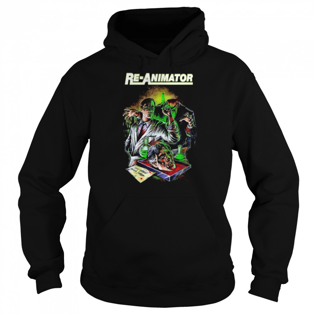 Re Animator 1985 Horror Scary Movie shirt Unisex Hoodie