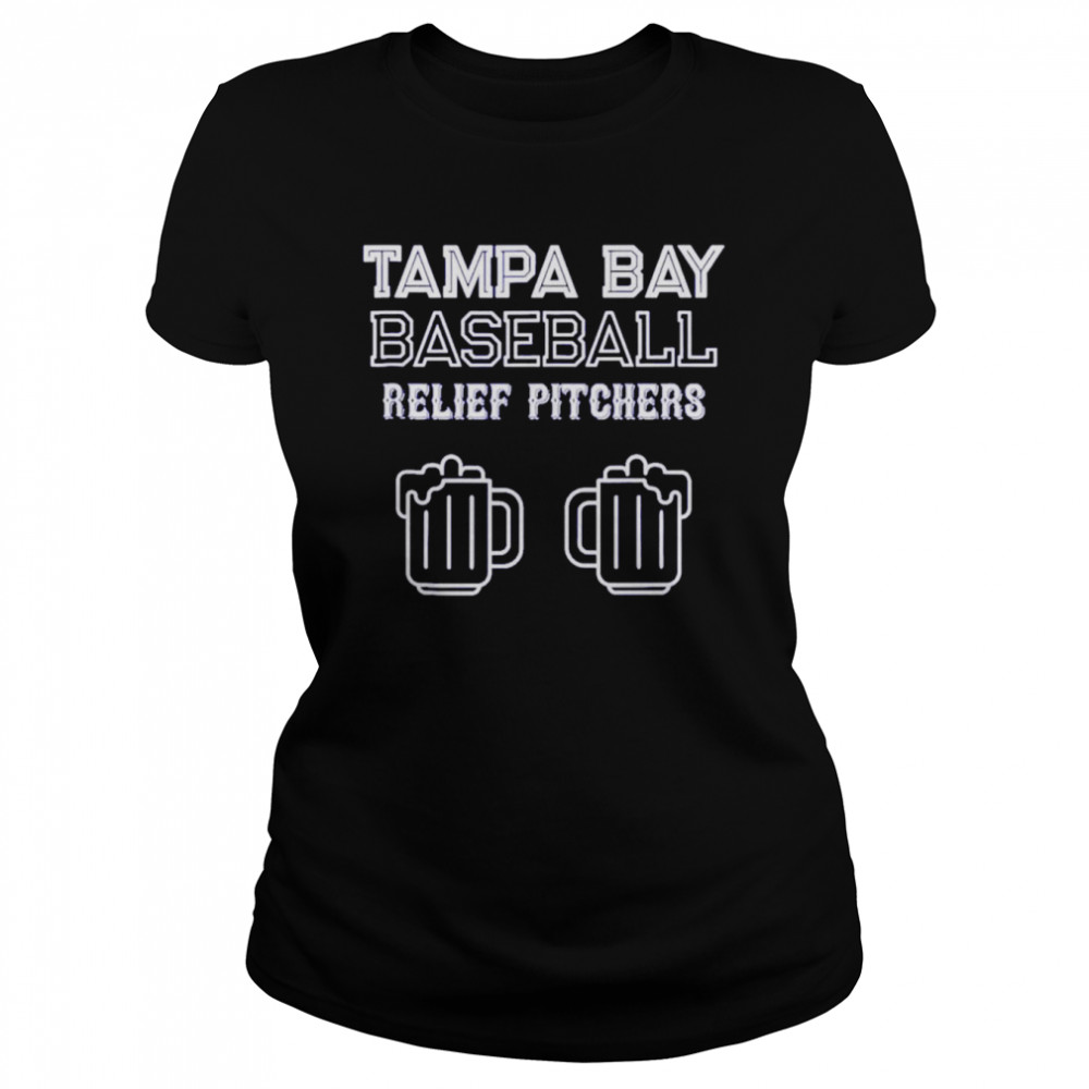 Tampa Bay Florida baseball relief pitchers beer shirt Classic Women's T-shirt