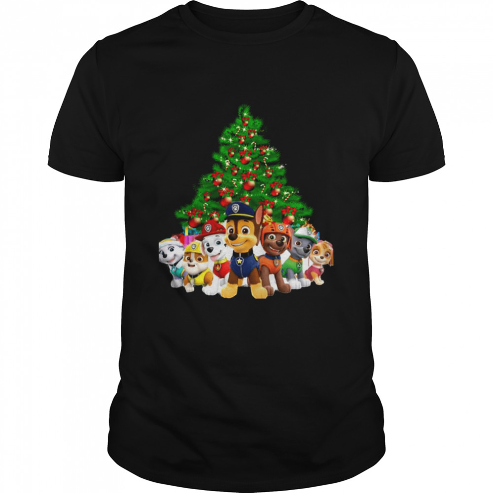 The Mighty Halloween Christmas Baby Hero Paw Patrol Chase Rubble Skye shirt