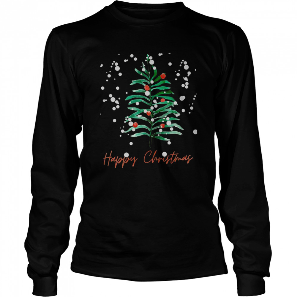Xmas Tree Happy Christmas 2022 shirt Long Sleeved T-shirt