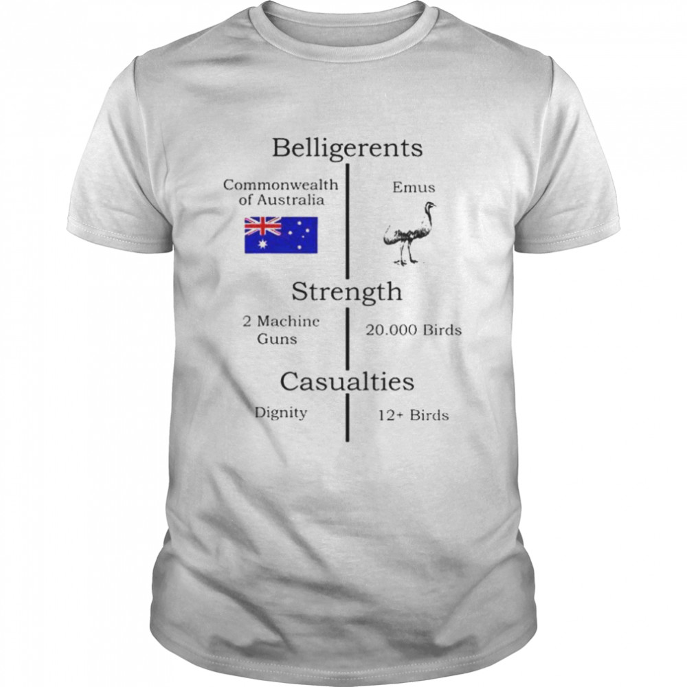 belligerents strength casualties shirt Classic Men's T-shirt