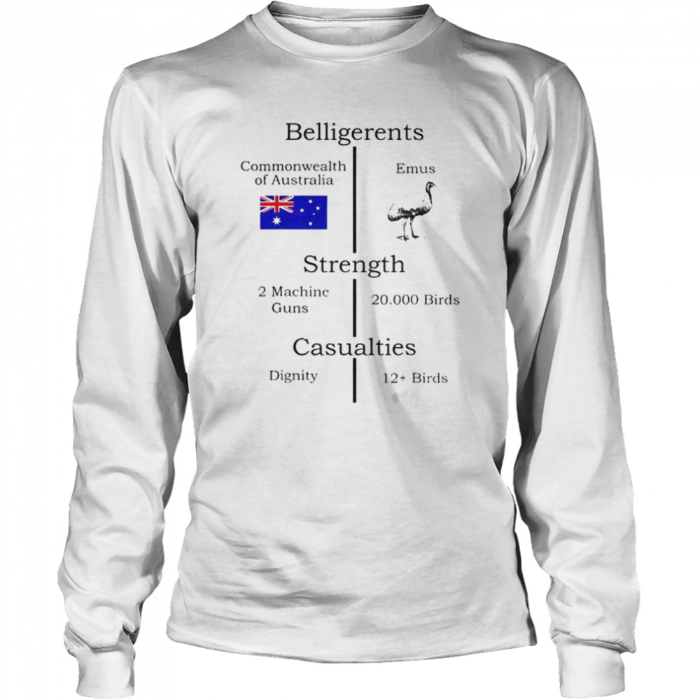 belligerents strength casualties shirt Long Sleeved T-shirt