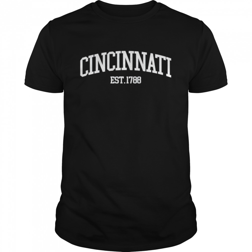 cincinnati established 1788 shirt