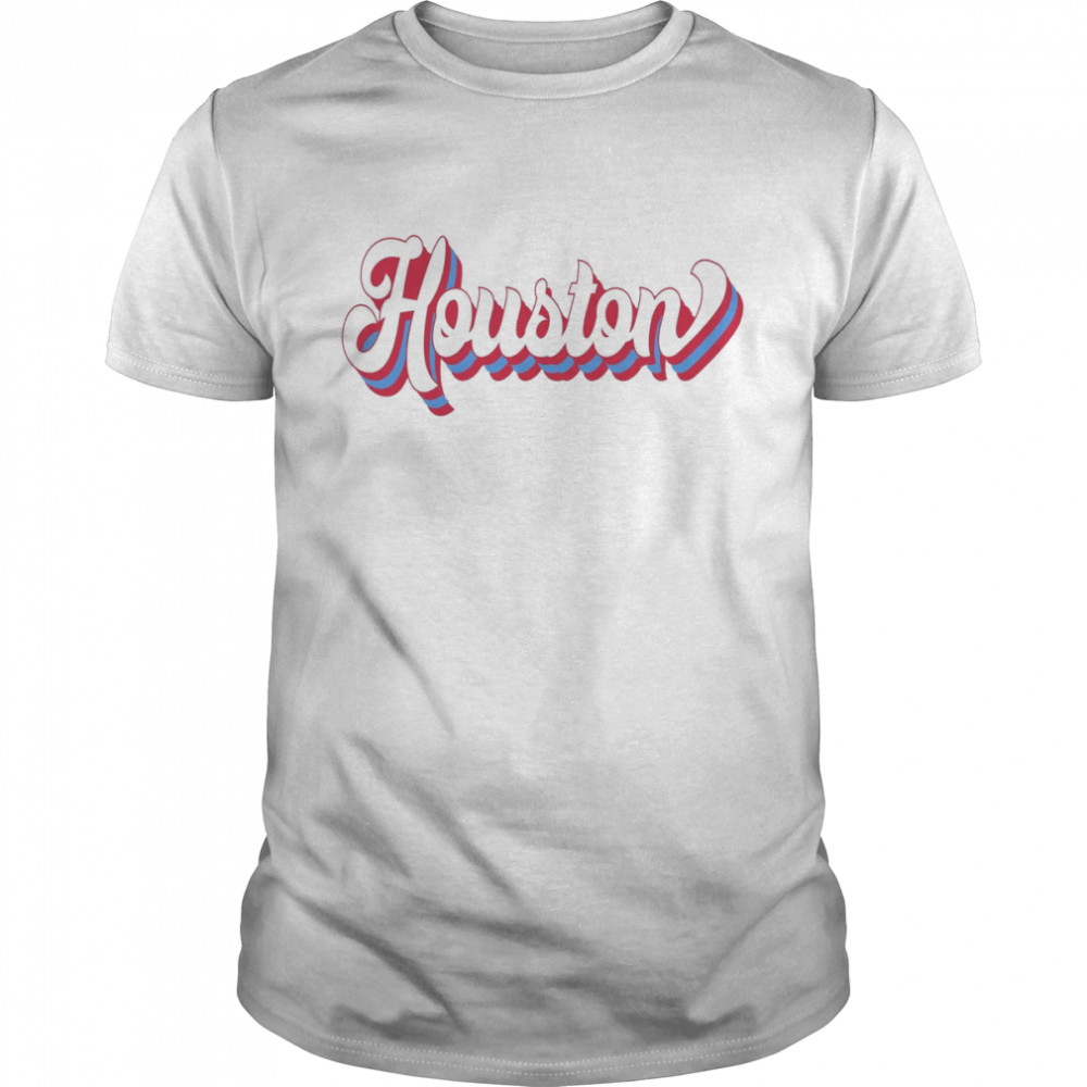 Houston Football Retro Houston Vintage Houston Football shirt