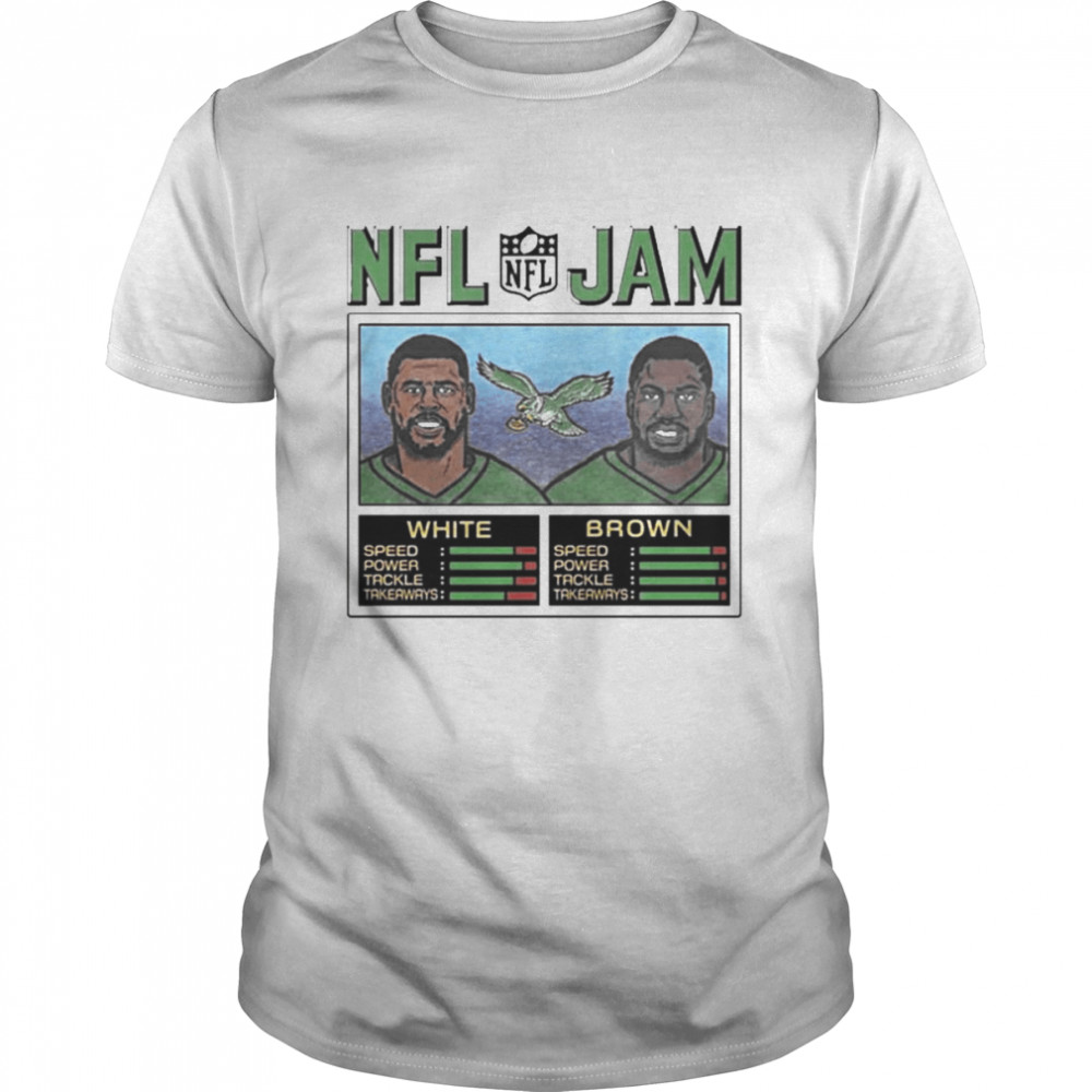 NFL Jam Philadelphia Eagles Reggie White and Jerome Brown 2022 shirt Funny  Tee