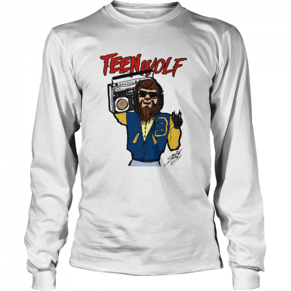 Teen Wolf Michael J. Fox shirt Long Sleeved T-shirt
