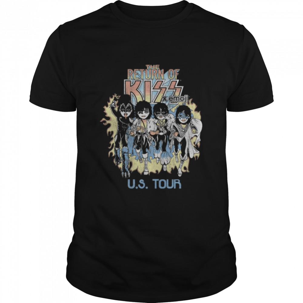 The Return of Kiss X Emoji U.S Tour shirt