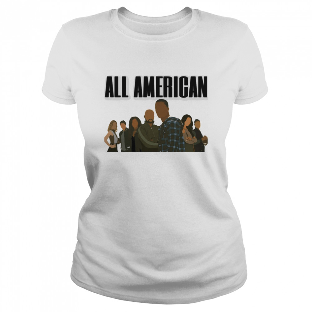 all american cast minimalist shirt classic womens t shirt