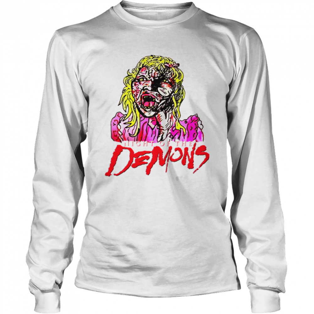 animated design night of the demons shirt long sleeved t shirt