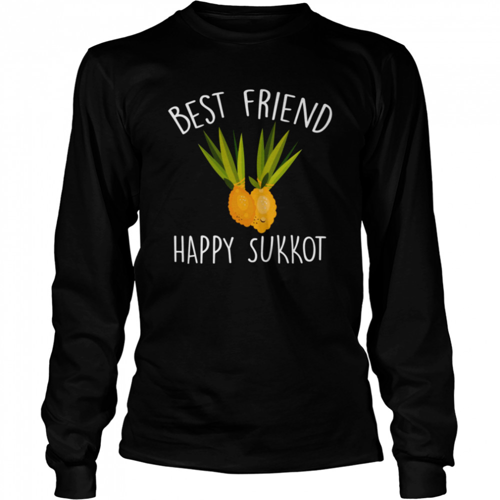best friend sukkot day lulav palm tree jewish shirt long sleeved t shirt