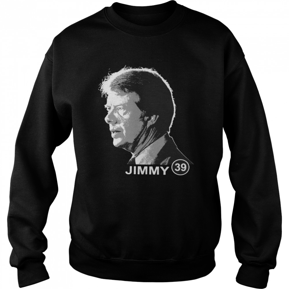 Black And White Design Jimmy Carter shirt Unisex Sweatshirt