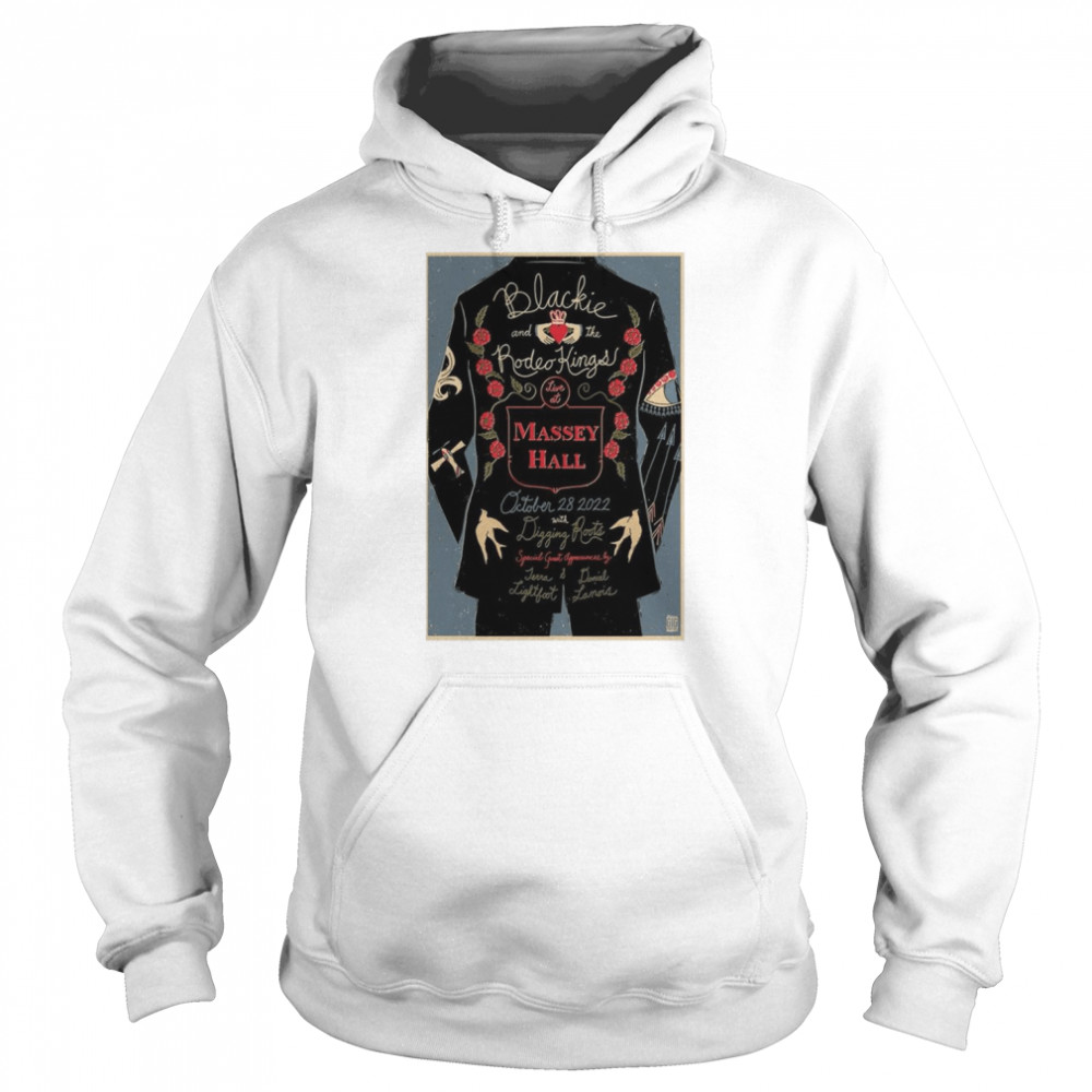 Blackie and The Rodeo Kings Massey Hall Oct 28 2022  Unisex Hoodie