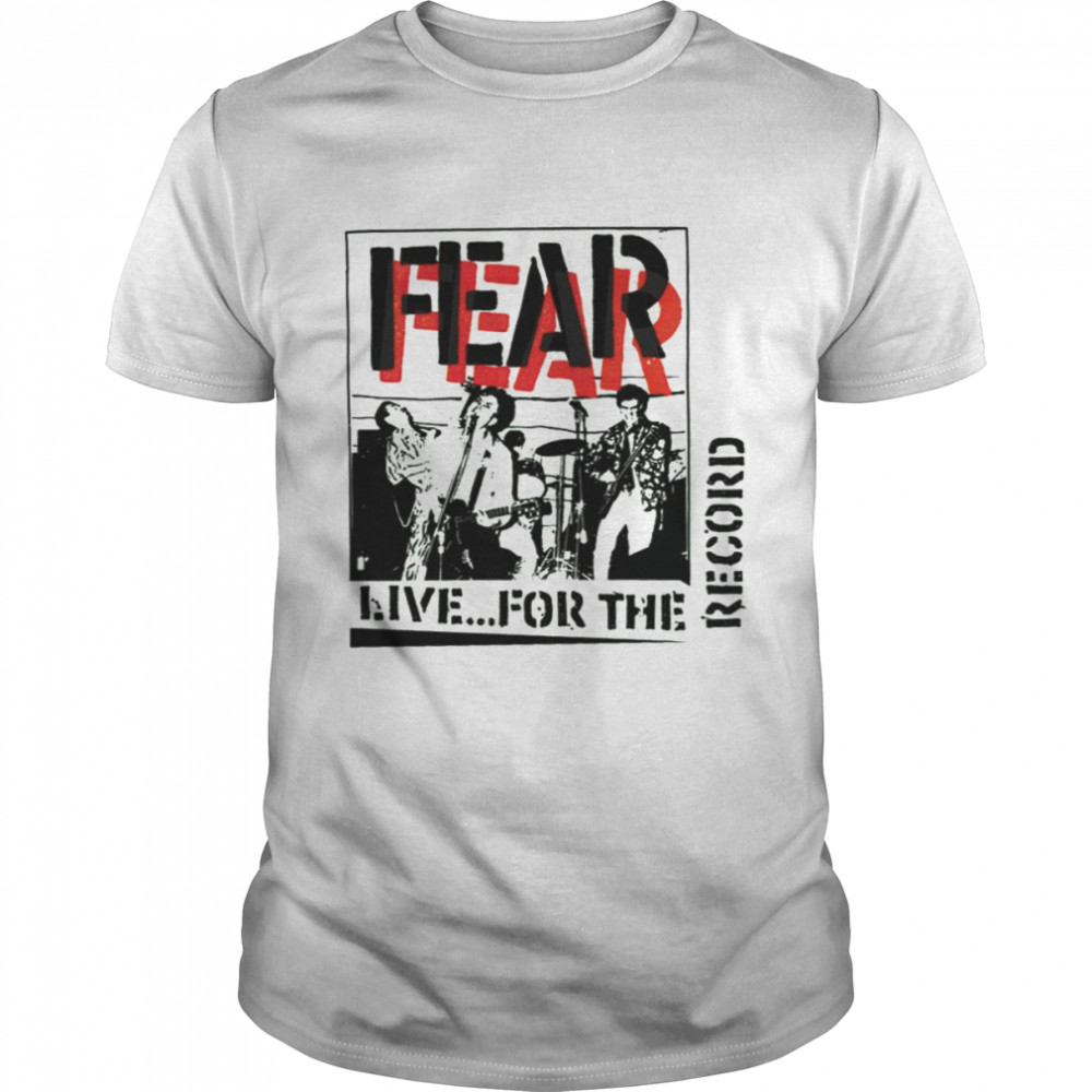 Camarillo Fear Live For The Record Germs Band shirt Classic Men's T-shirt
