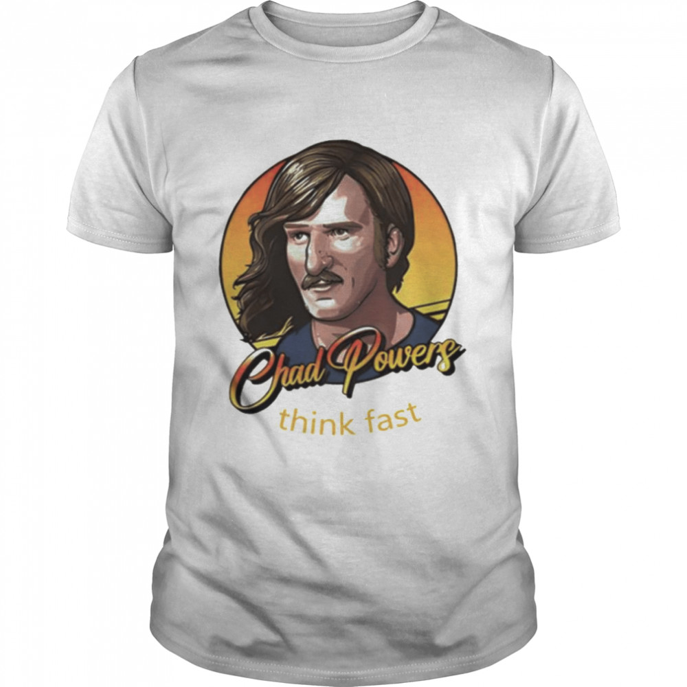 Chad Powers Sunset Art Think Fast shirt Classic Men's T-shirt